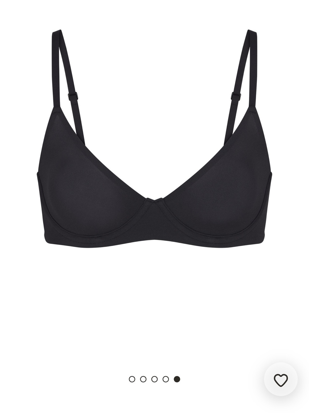 BNWT SKIMS FITS EVERYBODY UNLINED DEMI BRA
